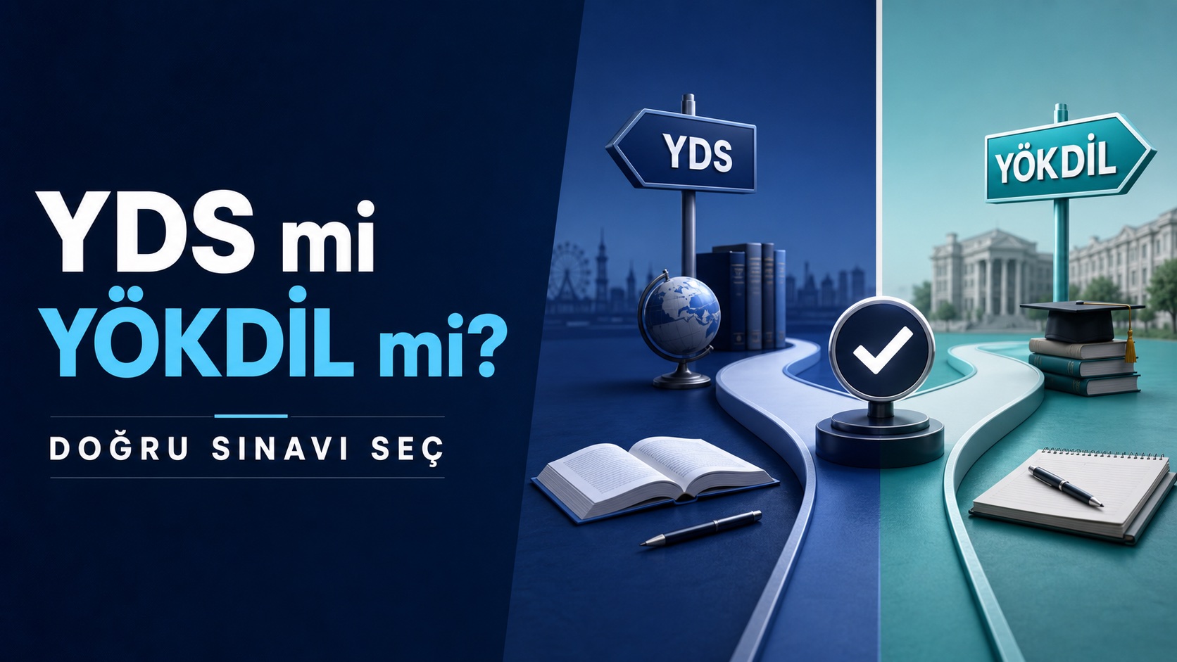 YDS ve YÖKDİL yolları arasında seçim yapılan sınav rehberi